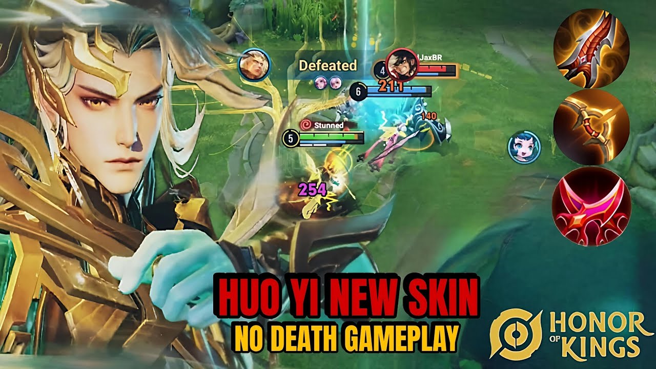 THE NEW HUO YI SKIN IS REALLY FREE | NO DEATH GAMEPLAY | BUILD AND ARCANA | HONOR OF KINGS 
