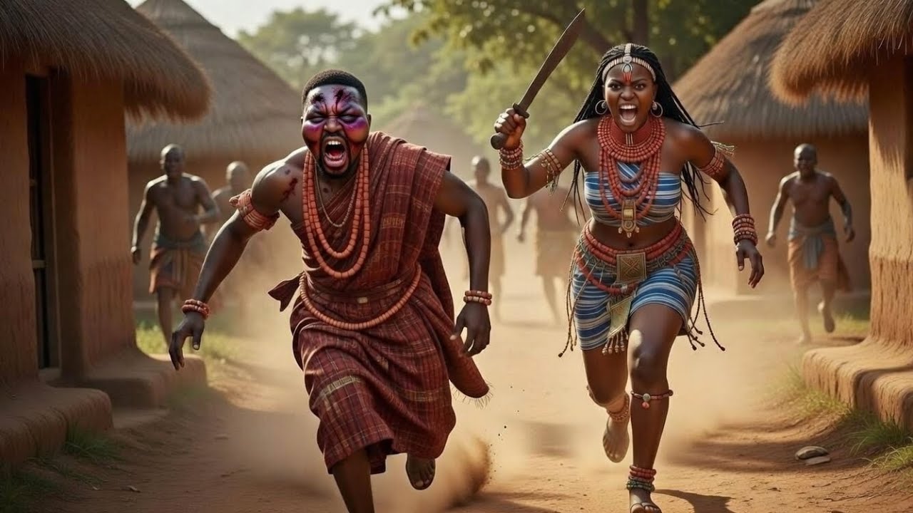 The Wicked Wife Who Chased Her Husband with a Cutlass After beating him. @OgechiIhegworogirl 