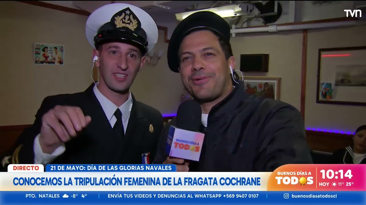 Así es la vida al interior de la fragata Almirante Cochrane