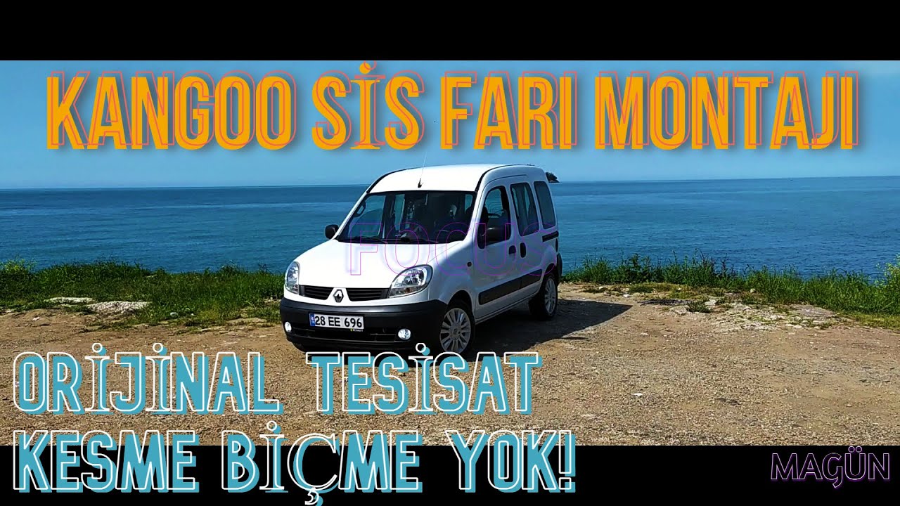 Renault Kangoo Sis Farı Montajı | Kesme Biçme Yok! | Tüm Detaylarıyla!