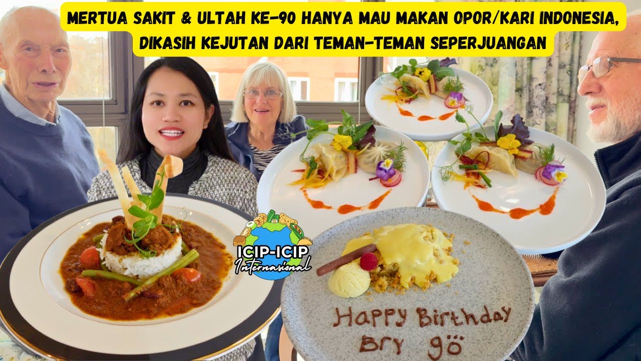 MERTUA SAKIT & ULTAH 90 HANYA MAU MAKAN OPOR, DIKASIH KEJUTAN DARI TEMAN-TEMAN