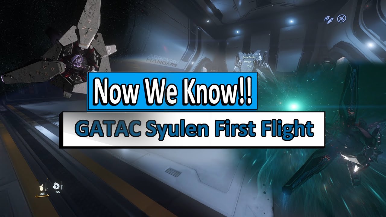 GATAC Syulen Now We Know - First flight, Tour, and landing experiments - Star Citizen