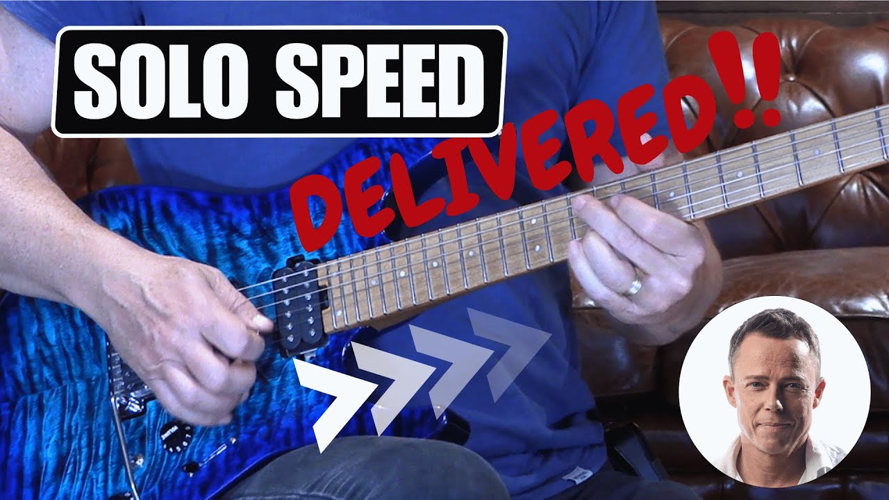 HOW TO PLAY FAST in a guitar solo