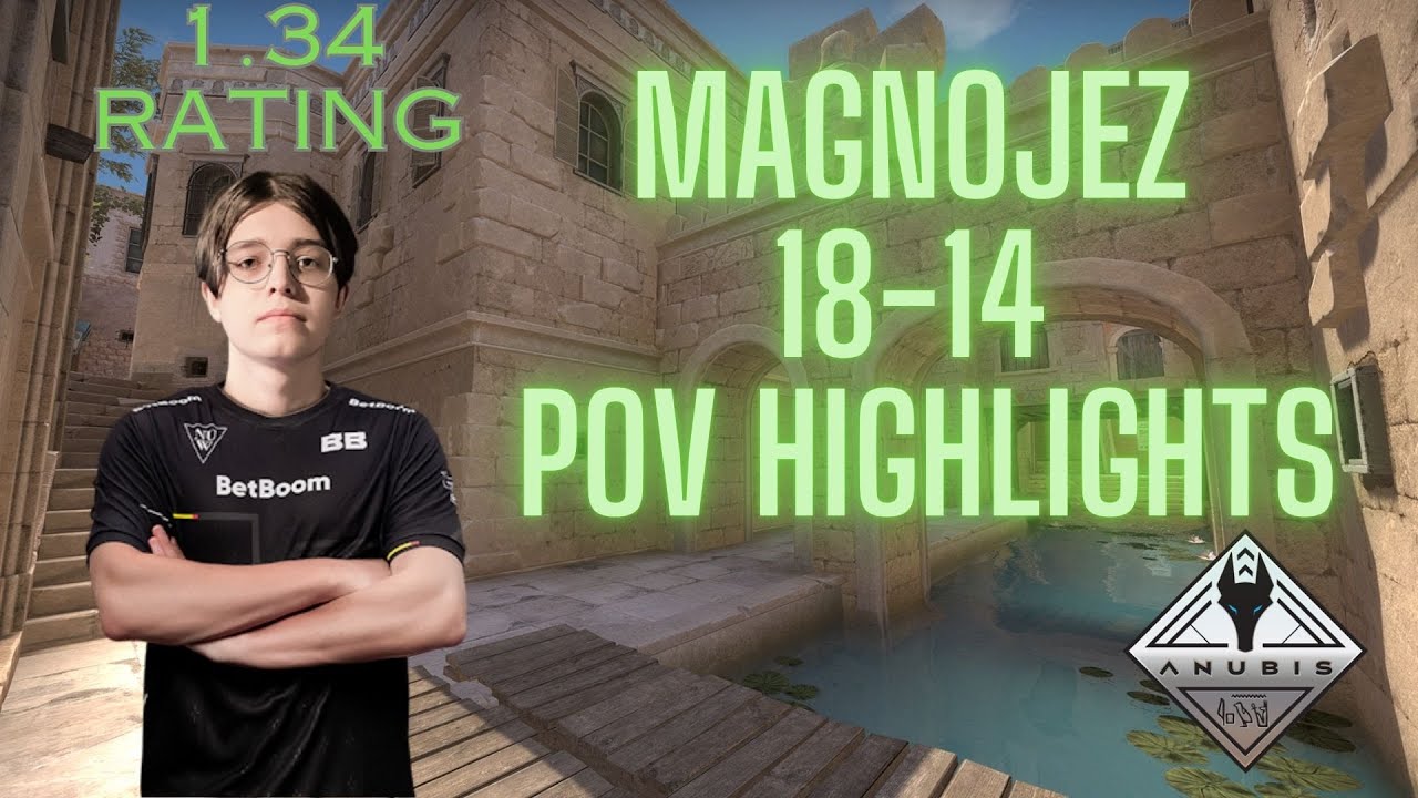 ⫷CS2 POV HIGHLIGHTS⫸ Magnojez | BetBoom Dacha Belgrade 2024 | BetBoom vs Falcons | Map1 Anubis
