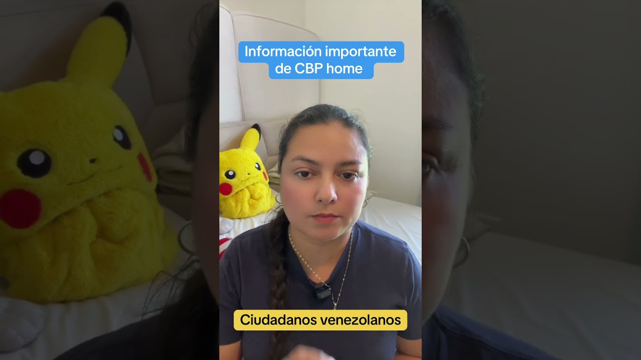 Venezolanos y CBP home #estadosunidos #cbphome