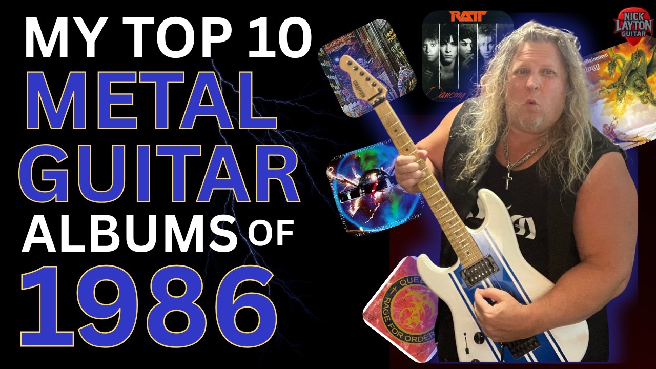 My Top 10 Guitar Albums Of 1986 (From Maiden To Van Halen)