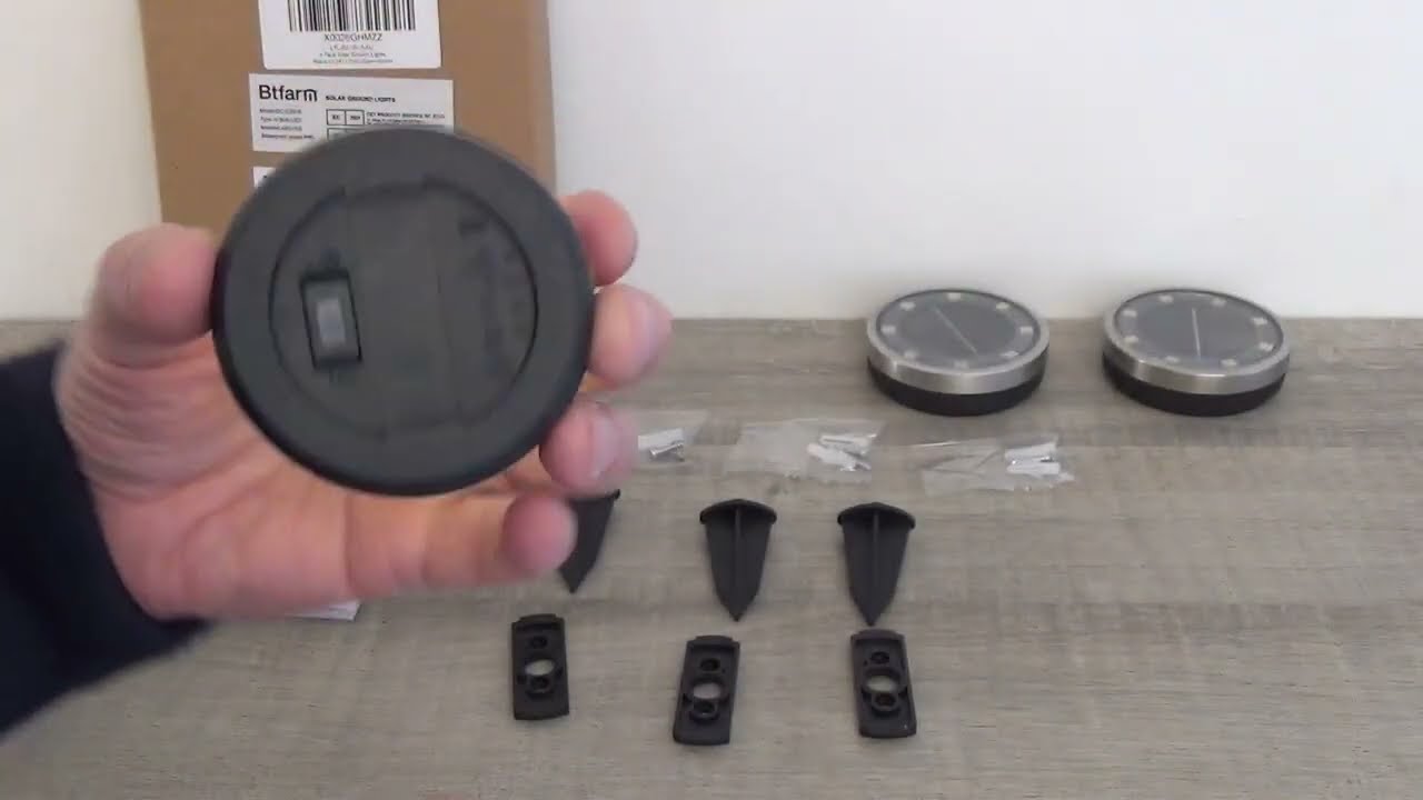 btfarm Lot de 3 Lampe Solaire Au Sol, Ces lampes sont performantes, avec un tr&egrave;s bon rapport qualit&eacute;
