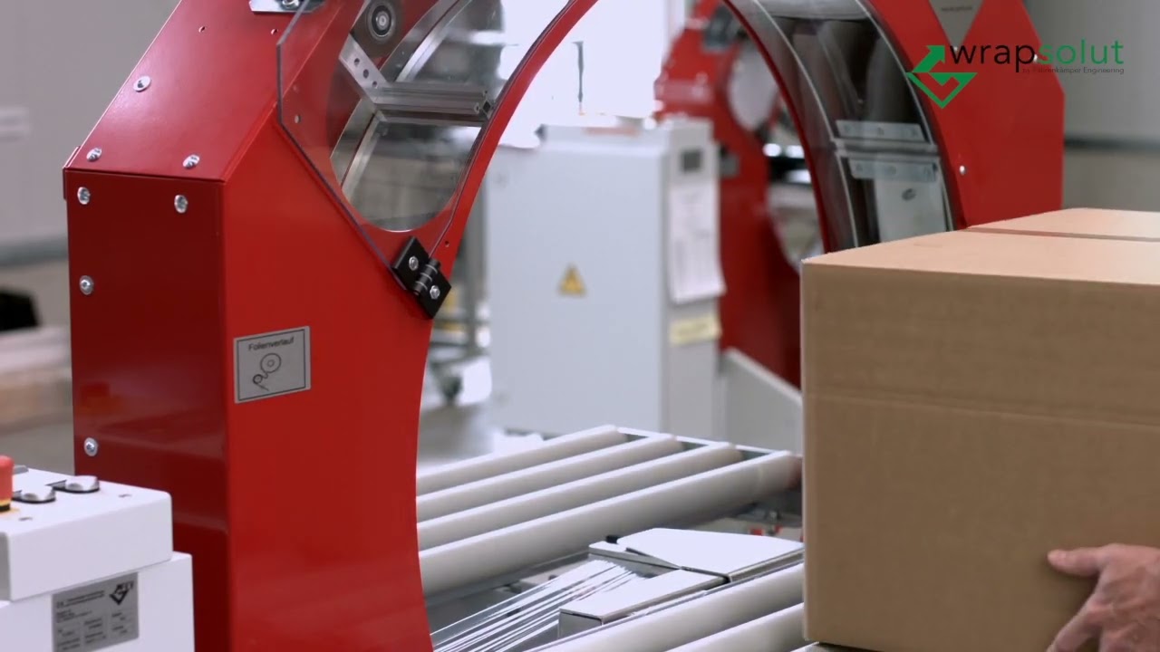 Einwickelmaschine für Kartonage von wrapsolut CL 040 | Deutsch