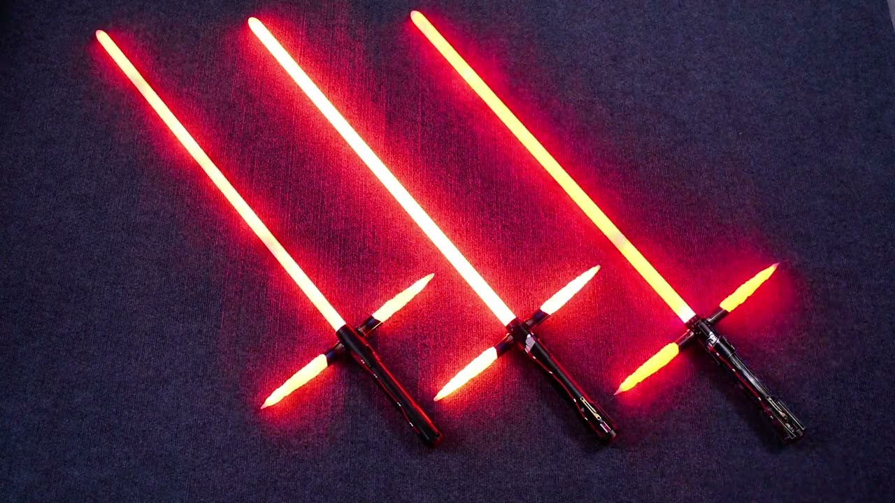 THREE KYLO REN LIGHTSABERS FOR YOU TO CHOOSE FROM!