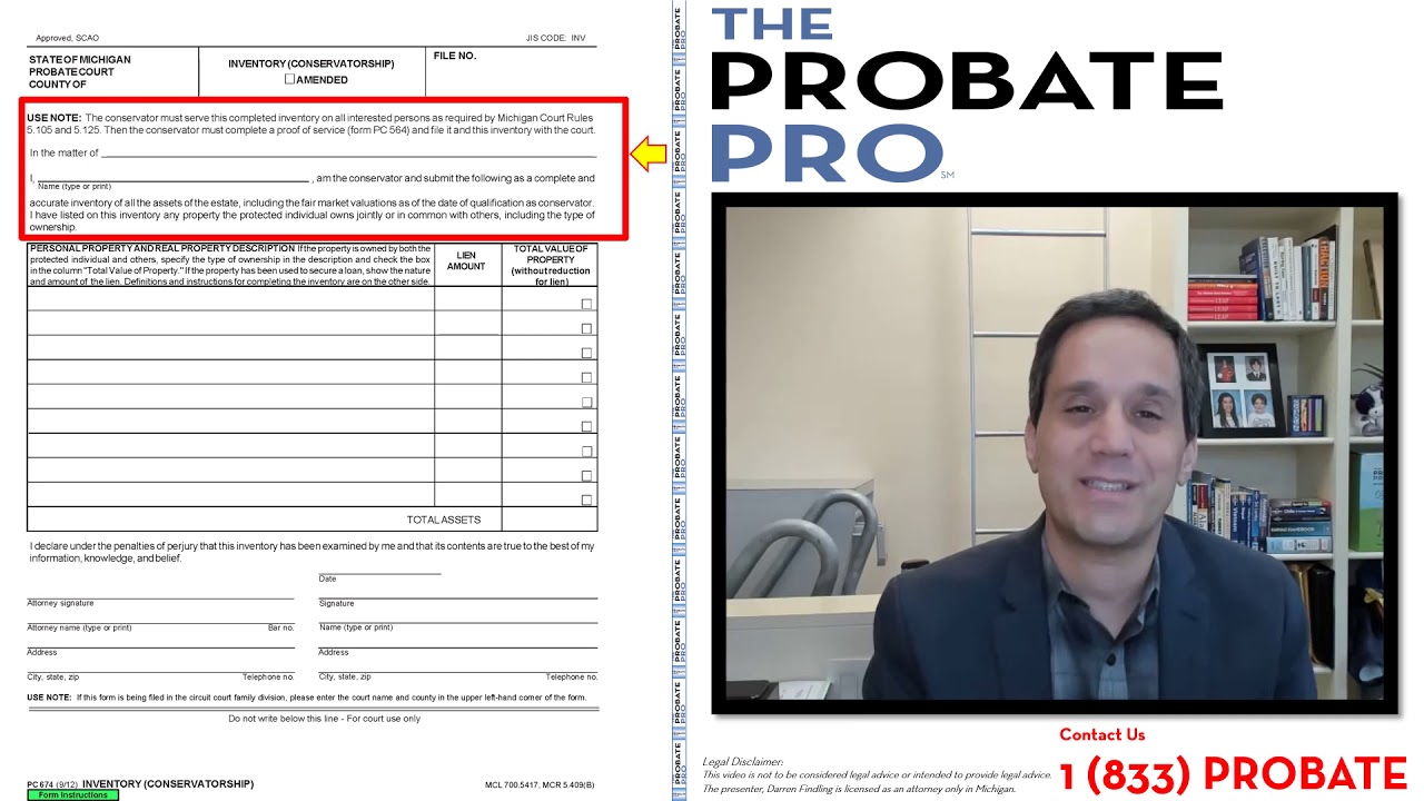 Inventory  - Conservator #theprobatepro #probate #conservatorship #inventory #account