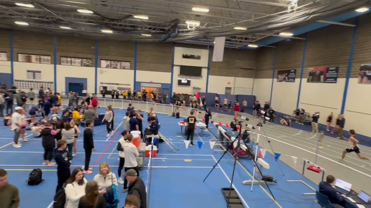 2026 UWEC indoor quad men’s 400m Berger, Carter 