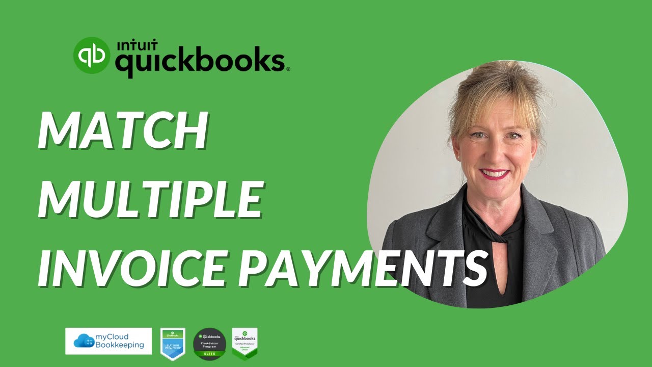 How to Match Multiple Payments to One Invoice in QuickBooks Online