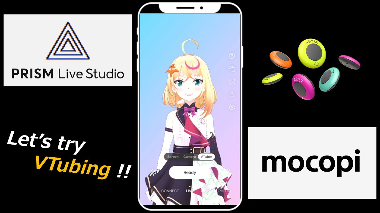 【mocopi x PRISM Live Studio】Easy mobile streaming with facial and full-body tracking!