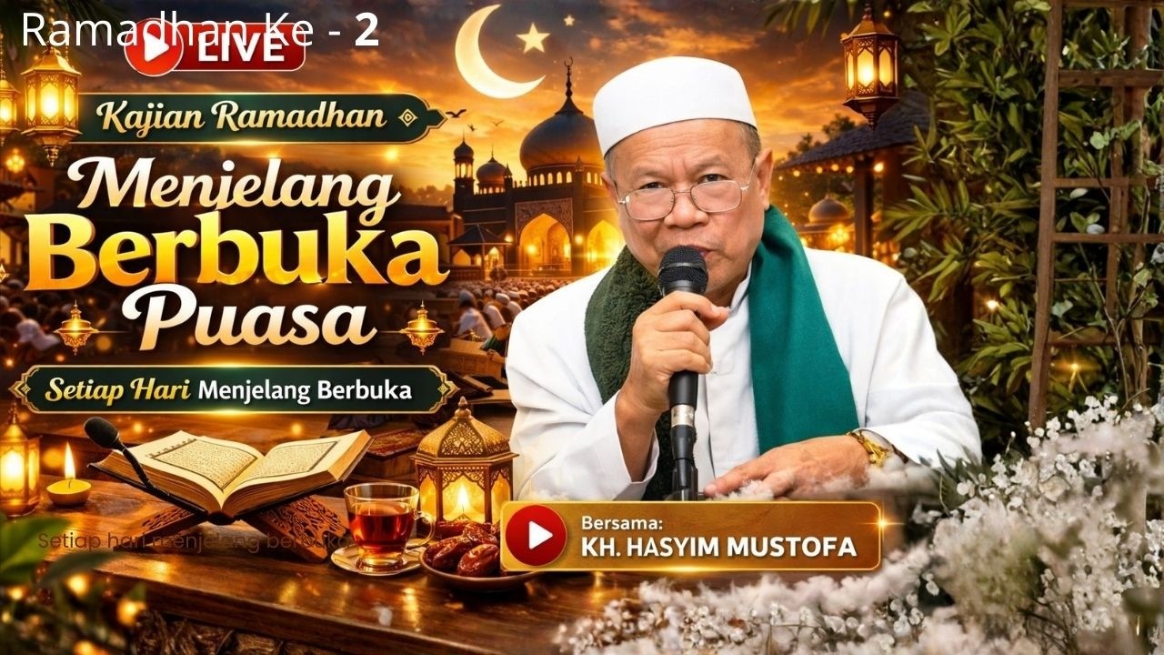RAMADHAN KE 1 - KAJIAN MENJELANG BUKA PUASA - RIYADLUL JINAAN