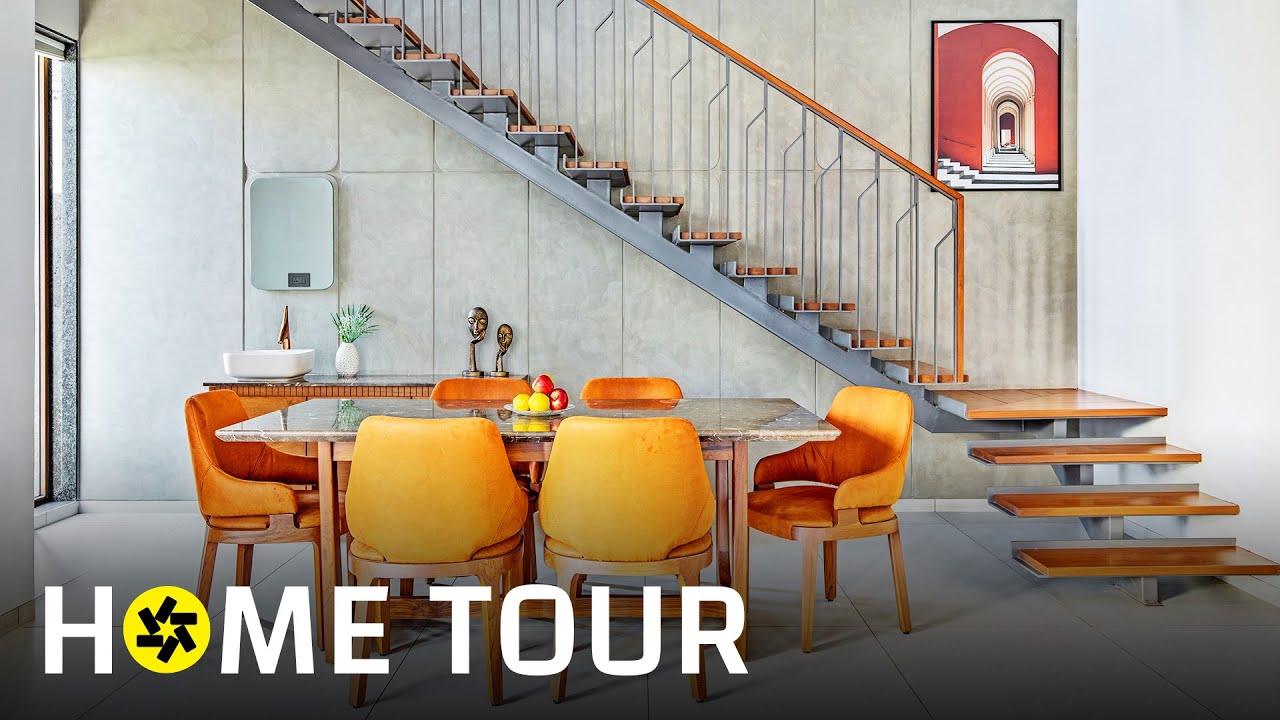 890 sq.ft. | Super-Compact House in Vadodara | 'Cube House' by Komil Patel & Associates (Home Tour).