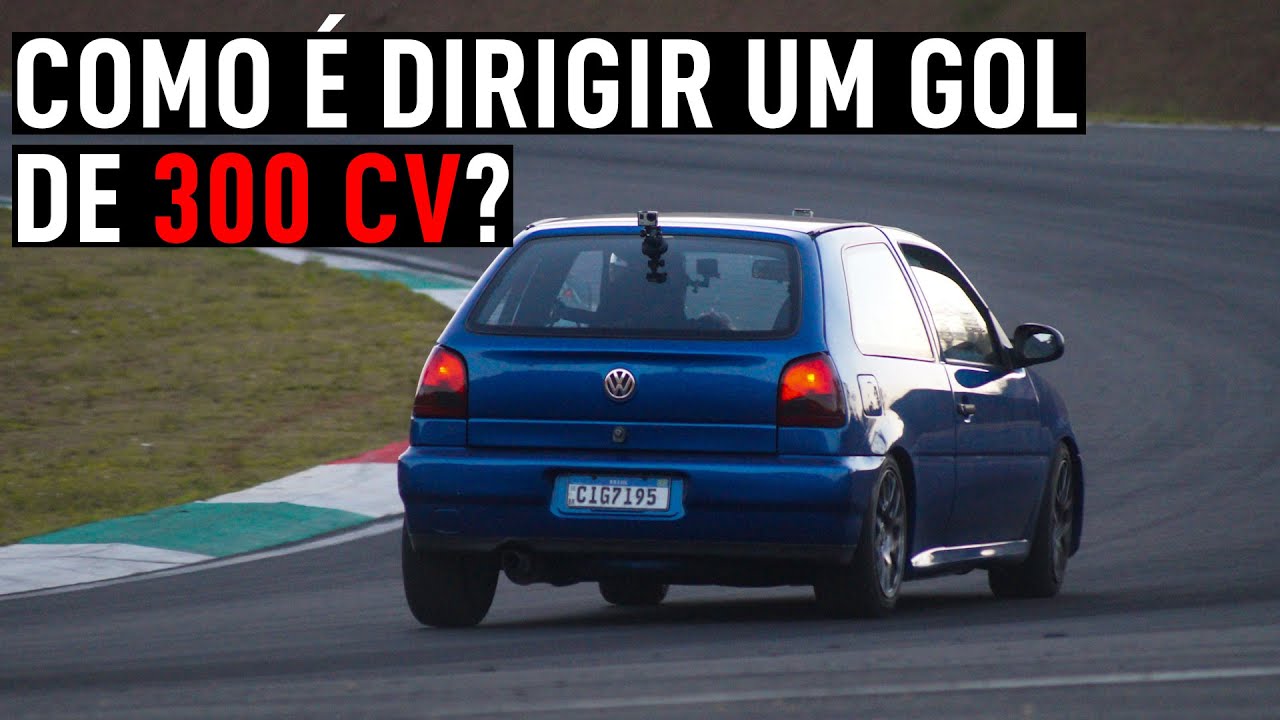 COMO É DIRIGIR UM GOL TURBO DE 300 CV?