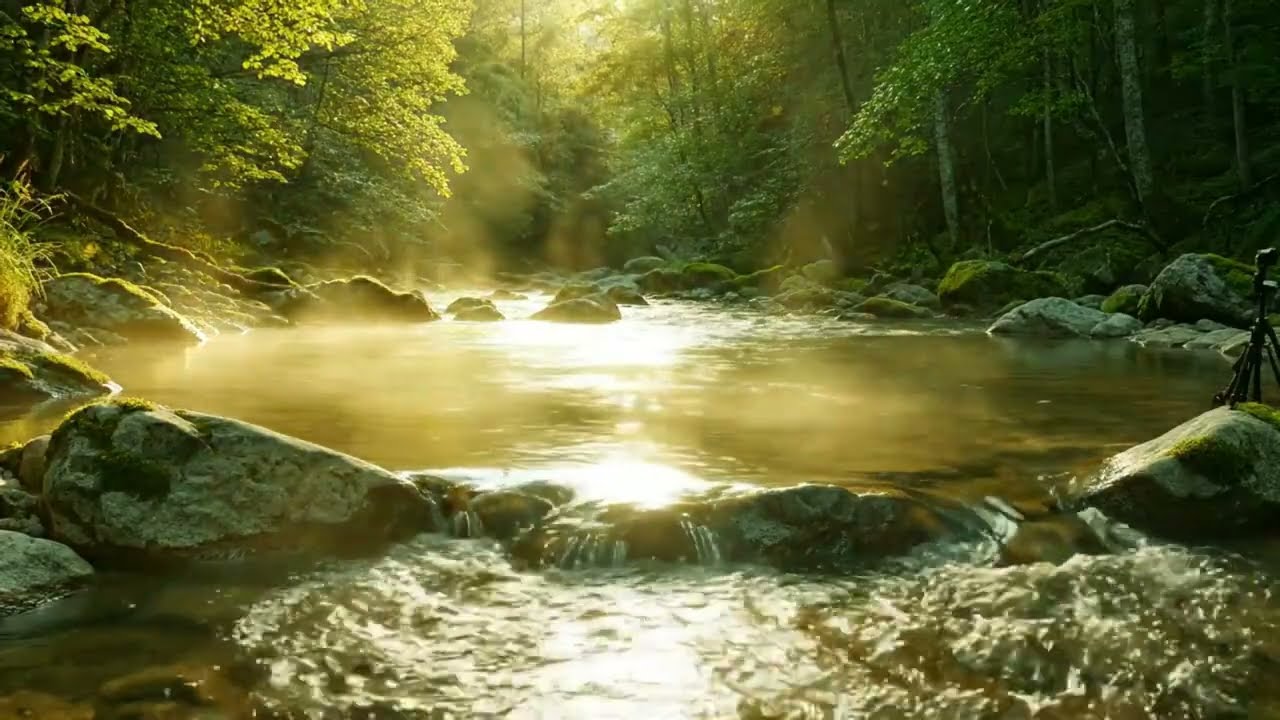 Ultimate Calm Relaxing Music with Soft Nature Landscape for Anxiety Depression Relief and Deep Sleep