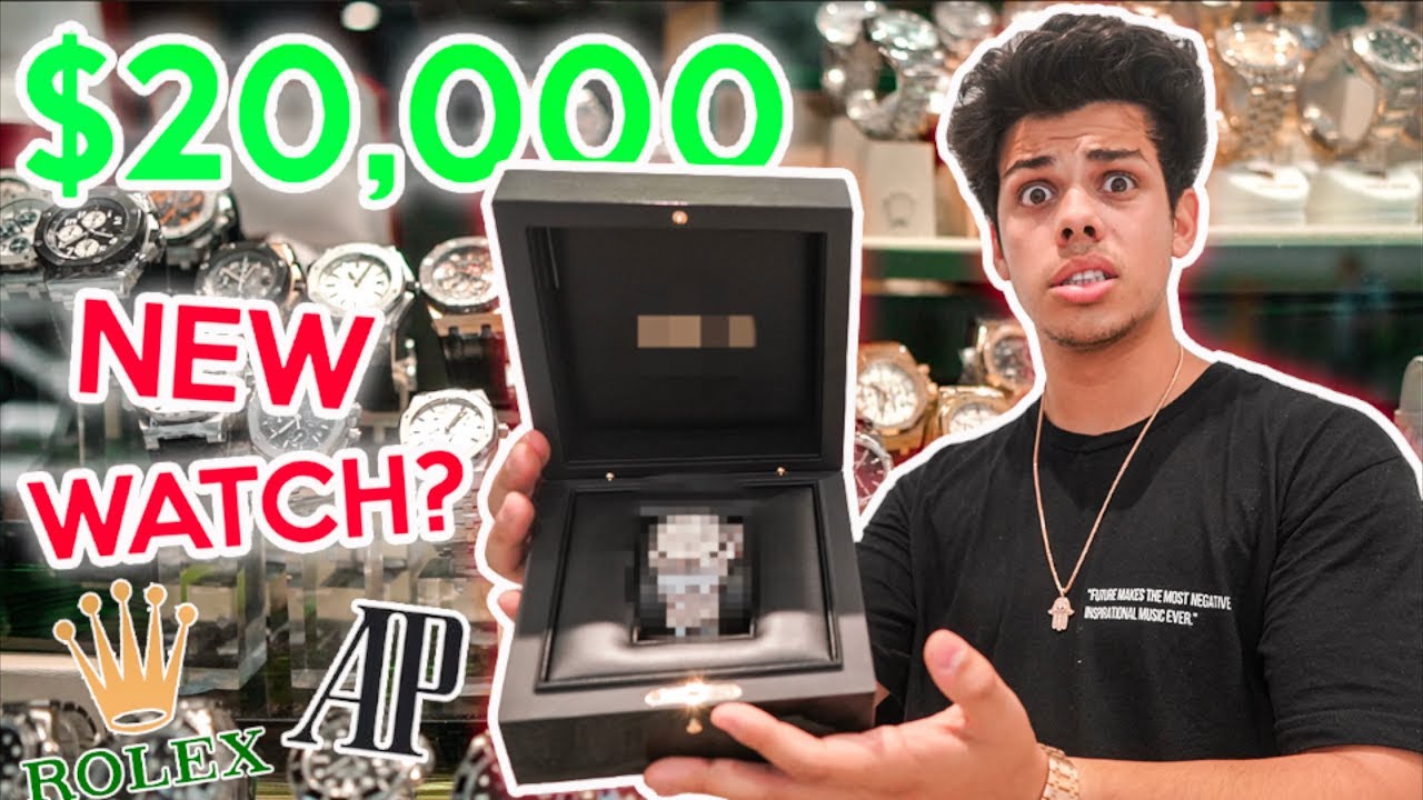 BUYING A $20,000 WATCH AT 20!!!