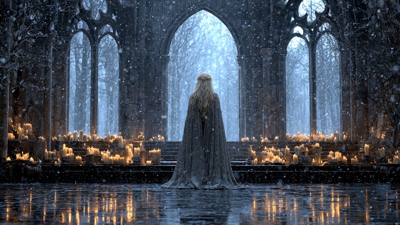 Relaxing Fantasy Instrumental Music  ❄️ Medieval Ice Queen in her Majestic Castle