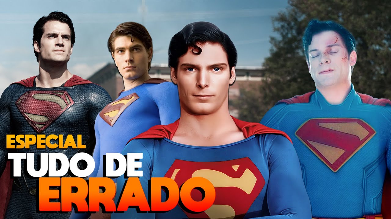 ESPECIAL TUDO de ERRADO com TODOS os FILMES do SUPERMAN