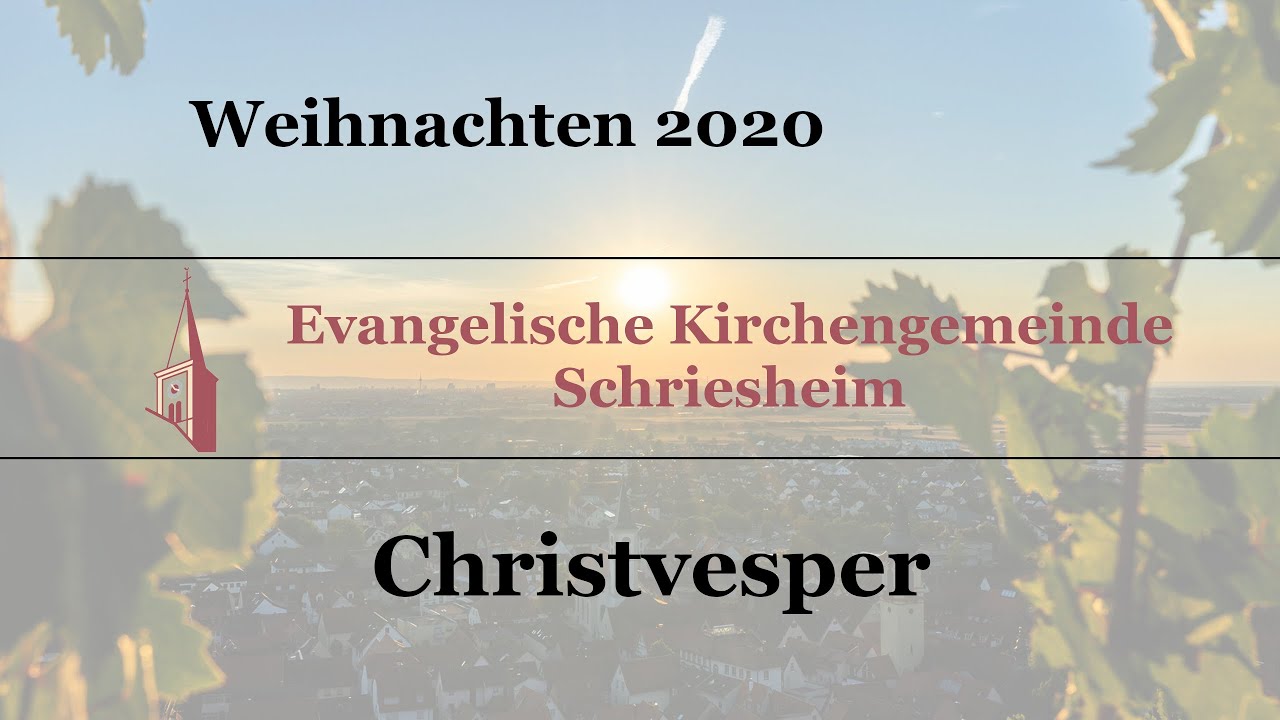 Predigt vom 24. Dezember 2020 (Christvesper)