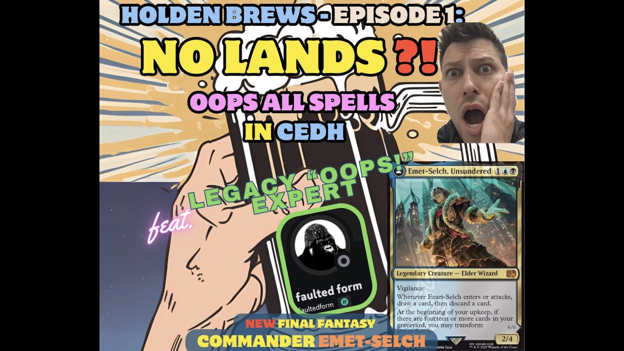 😱Zero Lands‼️ in #cEDH - Holden Brews: Ep. 1 ft. FaultedForm #commander #edh #mtg #cedh #oops