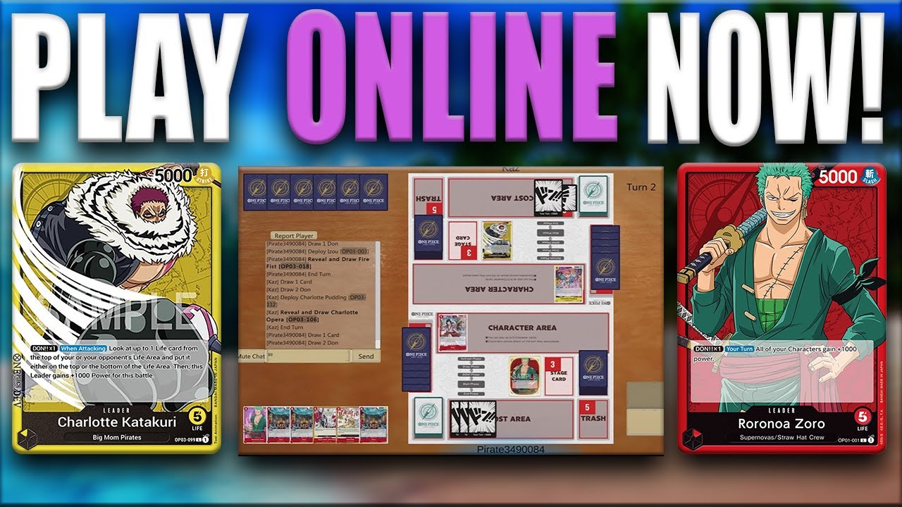 Как играть в One Piece TCG Simulator онлайн! (ПОЛНОЕ РУКОВОДСТВО ПО OPTCGSIM)