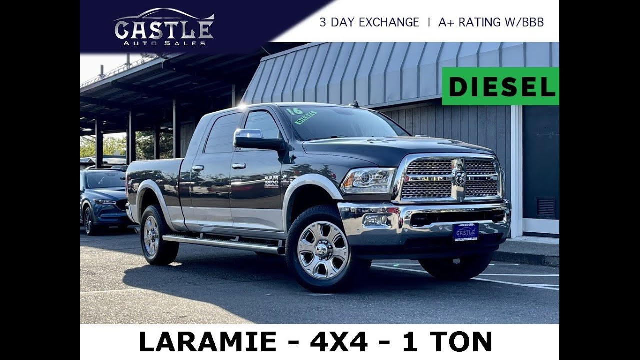 2016 Ram 3500 Laramie Long Horn Mega Cab #165330