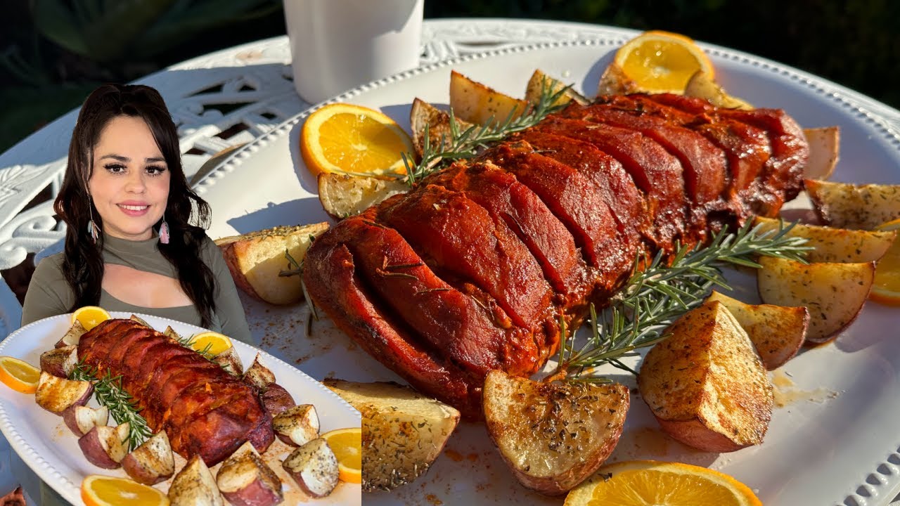 LOMO DE CERDO AL HORNO ADOBADO DELICIOSO!!