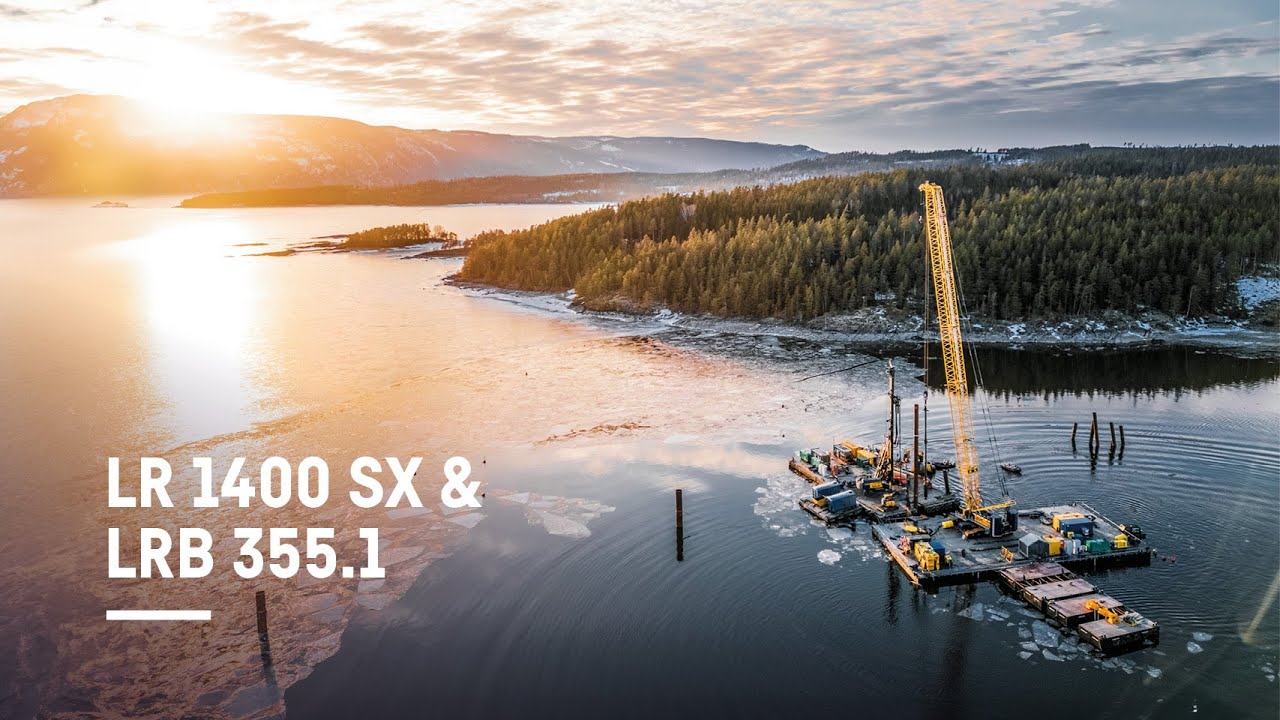 LR 1400 SX & LRB 355.1 - Tangenvika Project | Liebherr
