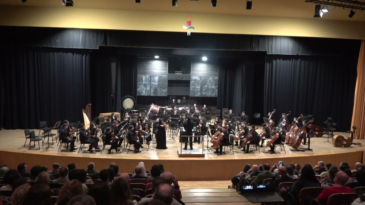 Concierto Violín F. Mendelssohn. Solista: Nelly Romero, Director: Juan García. CSM Manuel Castillo