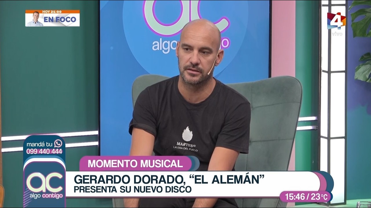 Algo Contigo - “El Alemán” presenta su nuevo disco