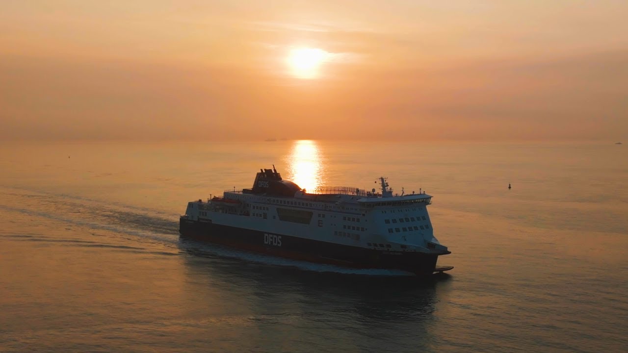 Ferry DFDS Côte des Dunes Arriving in Calais | 17-8-2024