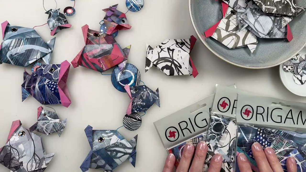 🐟 Kissing Fish Origami with Karen Elaine – YouTube Live Event