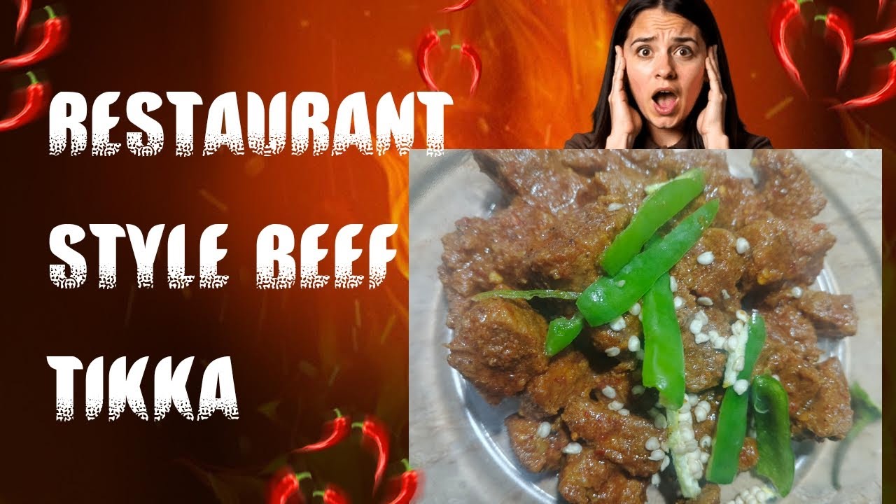 Perfect Restaurant Style Beef Tikka 🔥 Soft, Smoky & Mouthwatering