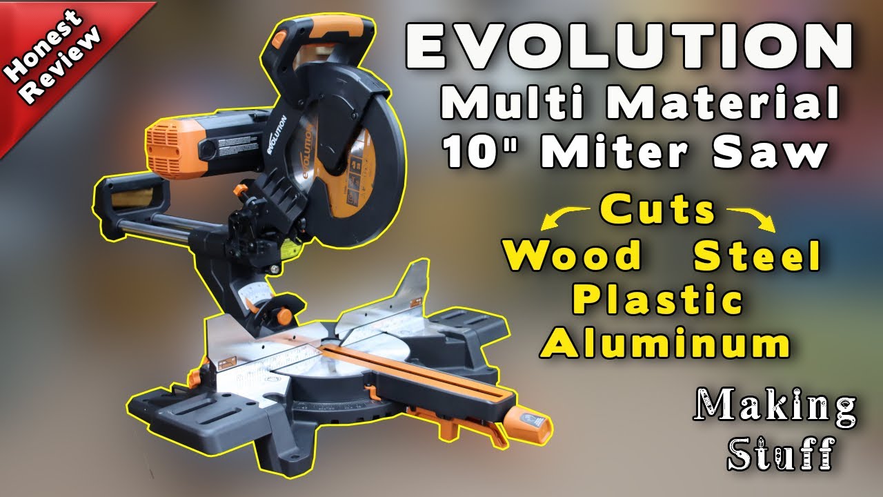 Evolution Multi Material Sliding Miter Saw - Test and Review