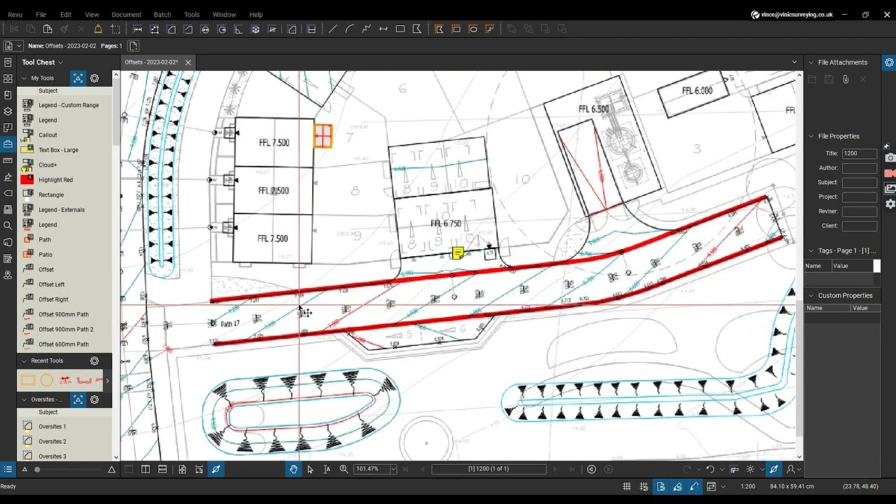 Bluebeam - No Offset Function?  No Problem!  Part 3