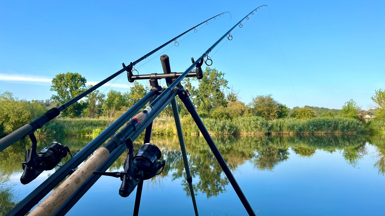 Abendsession beim Angeln am Fluss!