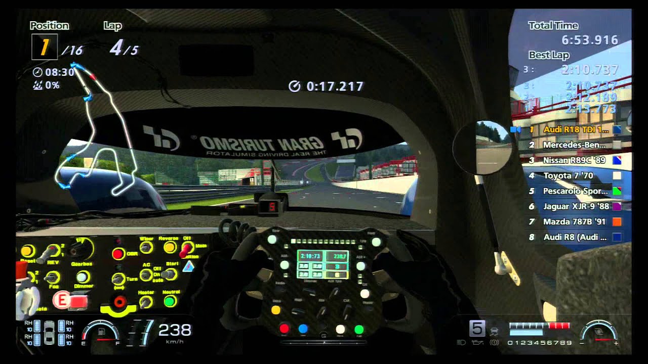 GT World Championship - Circuit De Spa Francorchamps - Audi R18 TDI 15th Anniversary '11