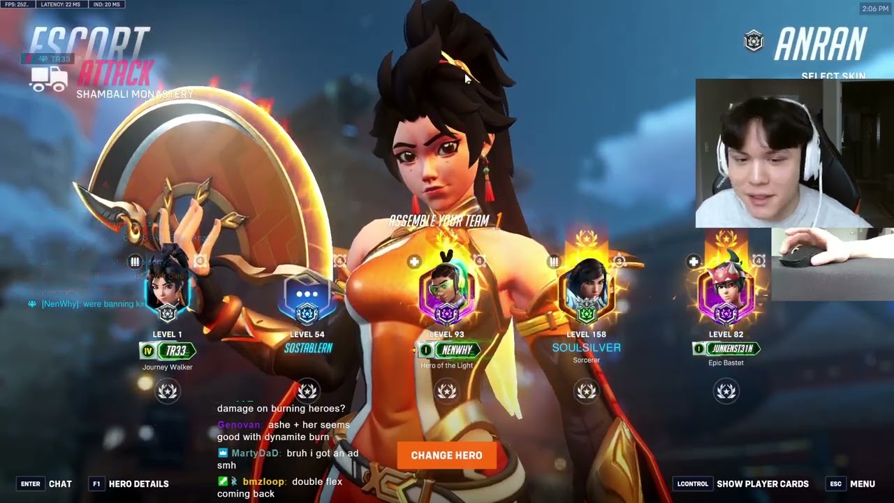 TR33 — самый безумный профессиональный игрок ANRAN — Новая эра Overwatch — Новый герой DP