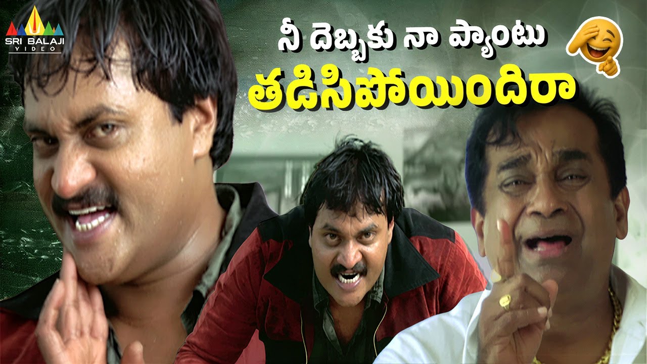 Sunil Acting Scares Brahmanandam 😂 - Hilarious Comedy Scene | Nava Vasantham | @SriBalajiComedy