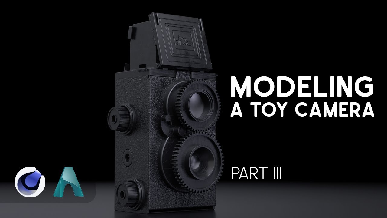 3D Modeling a Toy Camera using Cinema 4D and Arnold (Part 3)