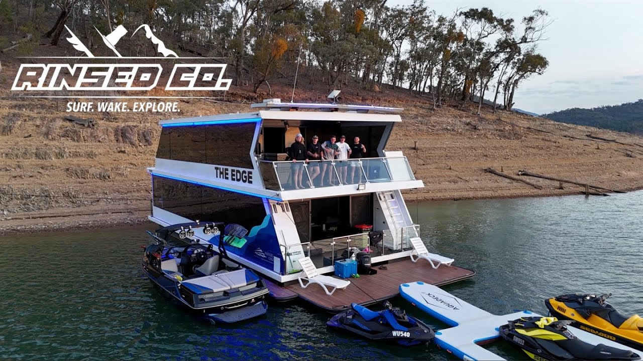 Rinsed Co. Crew Take On Lake Eildon! Huge Sends & Plenty Of Laughs On The Houseboat