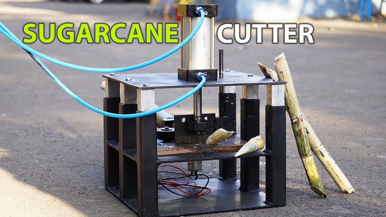 Pneumatic Sugarcane Bud Cutter Machine With Feeder | Mechanical Project Ideas
