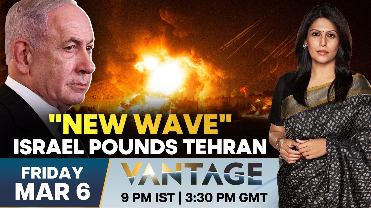 LIVE: Israel Pounds Tehran and Beirut as War Enters Week 2 | Vantage with Palki Sharma | US Iran War