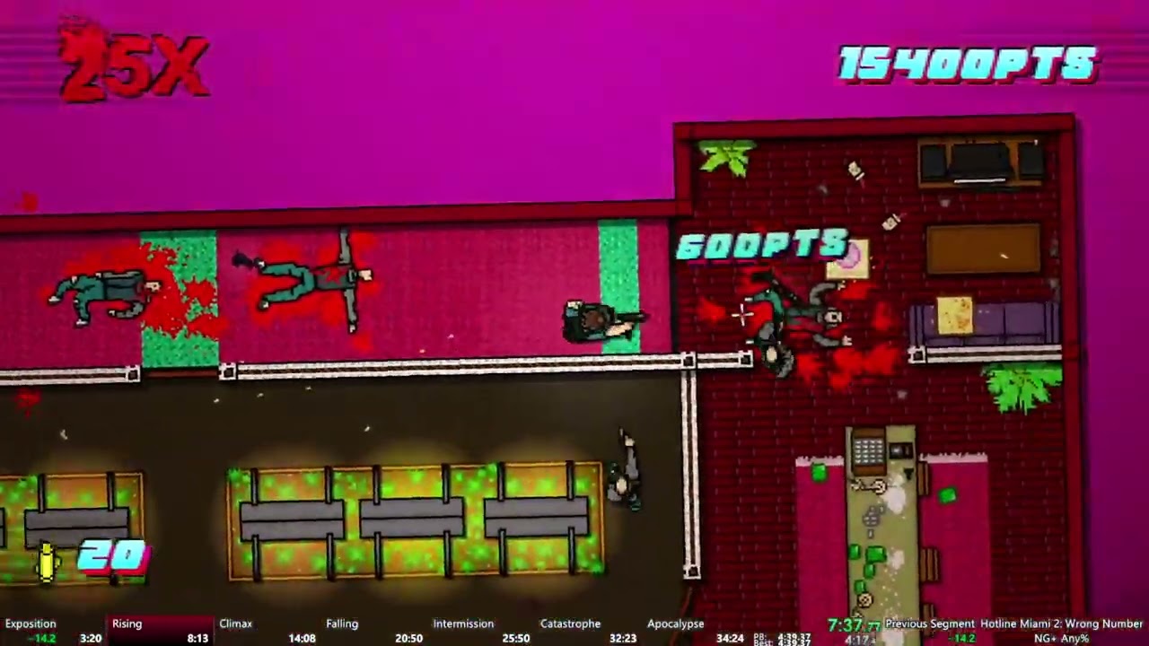 Hotline Miami 2 NG+ Any% 32:44