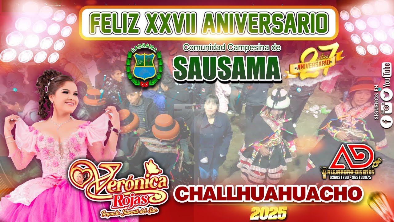 #VERONICA ROJAS CONCIERTO EN SAUSAMA - CHALLHUAHUACHO - 2025