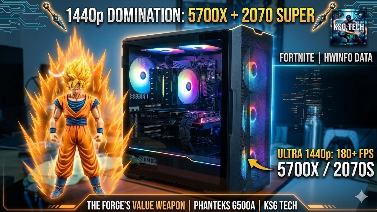 RTX 2070 Super + Ryzen 5700X — Fortnite Performance SHOCKED Me!