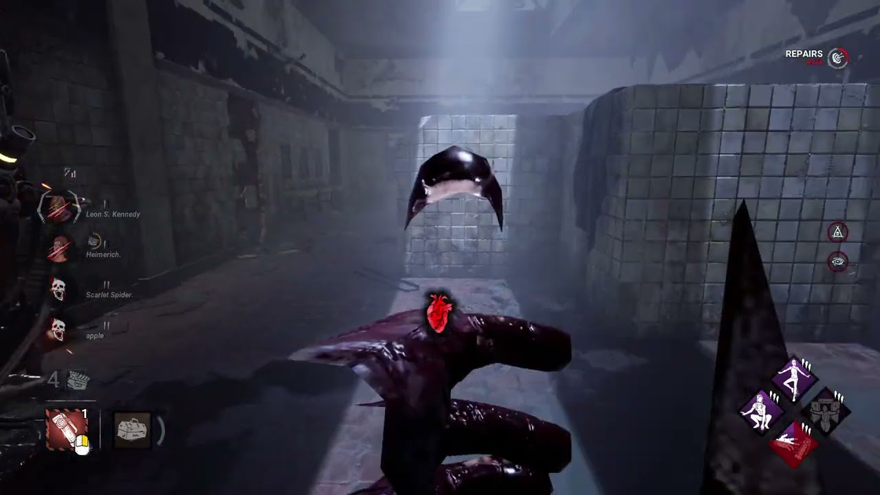 Dead by Daylight   Bloody Leon Kennedy vs The Legion # 2
