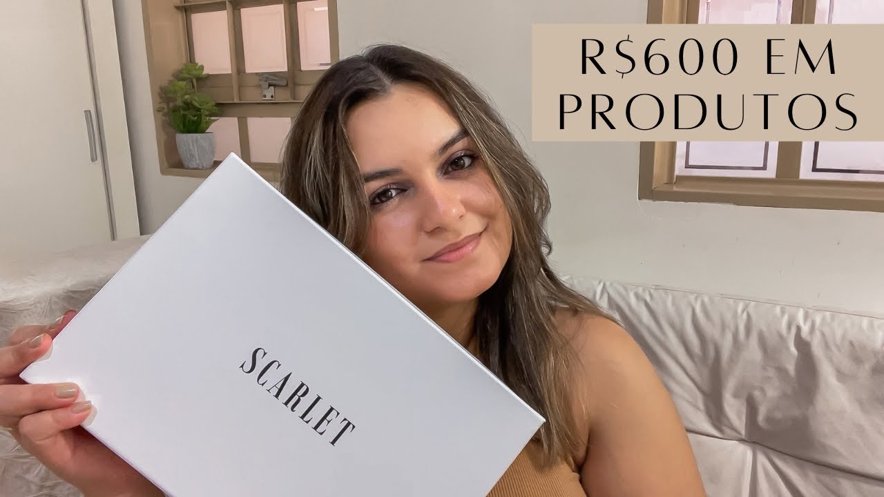 Scarlet uau box Agosto 2024 | Scarlet box vale a pena?
